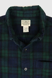 Vintage L.L. Bean Flannel Button-Down Shirt