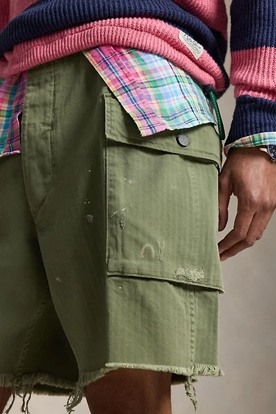 Polo Ralph Lauren Herringbone 8" Cargo Shorts