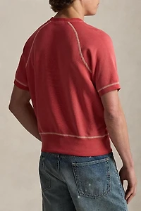 Polo Ralph Lauren Raglan Short Sleeve Crew Neck Sweatshirt