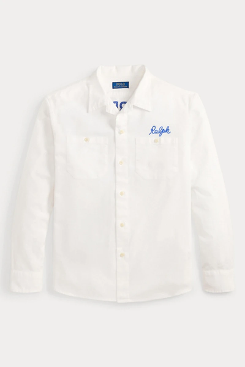 Polo Ralph Lauren Embroidered Herringbone Overshirt