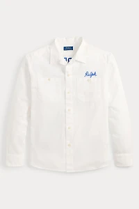Polo Ralph Lauren Embroidered Herringbone Overshirt