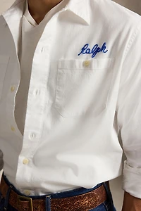 Polo Ralph Lauren Embroidered Herringbone Overshirt