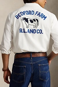 Polo Ralph Lauren Embroidered Herringbone Overshirt
