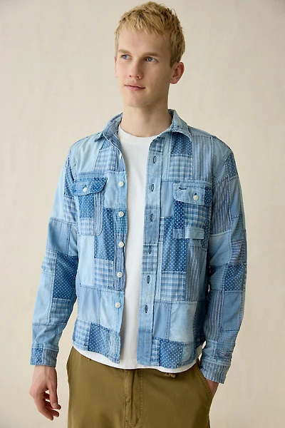 Polo Ralph Lauren Original Label Patchwork Denim Long Sleeve Shirt