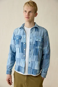 Polo Ralph Lauren Original Label Patchwork Denim Long Sleeve Shirt
