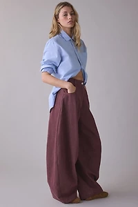 Ghospell Minka Brown Balloon Jean