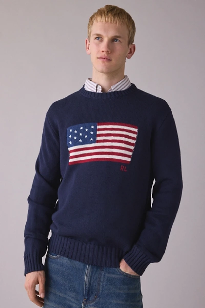 Polo Ralph Lauren Original Flag Crew Neck Sweater