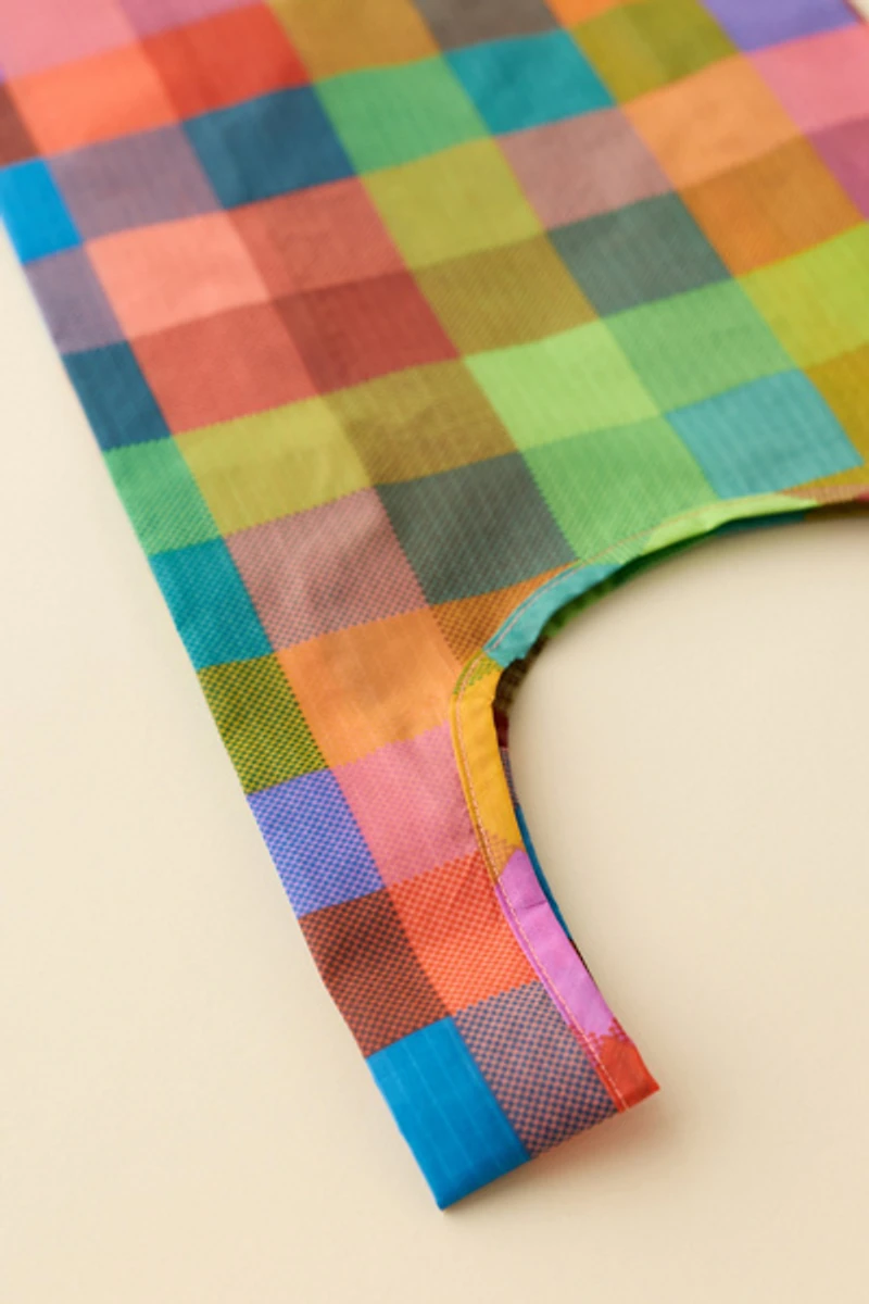 BAGGU UO Exclusive Madras Patterned Baby Baggu Reusable Tote Bag