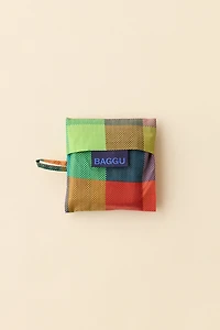 BAGGU UO Exclusive Madras Patterned Baby Baggu Reusable Tote Bag