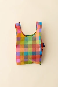 BAGGU UO Exclusive Madras Patterned Baby Baggu Reusable Tote Bag