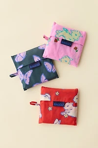 BAGGU Patterned Standard Reusable Tote Bag - Set Of 3