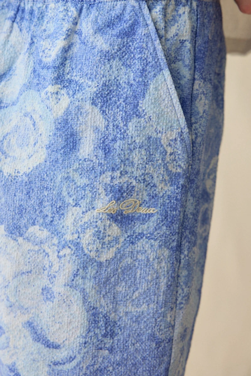 Les Deux Bouquet Allover Print Swim Trunks