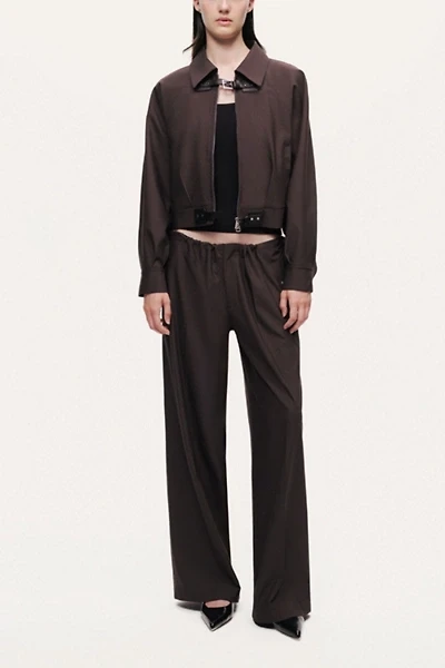 Nocturne Buckle Detail Cropped Zip Jacket