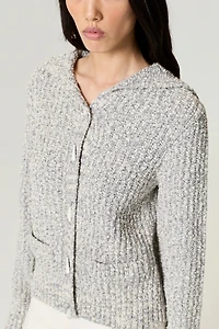 Nocturne Textured Knit Cardigan