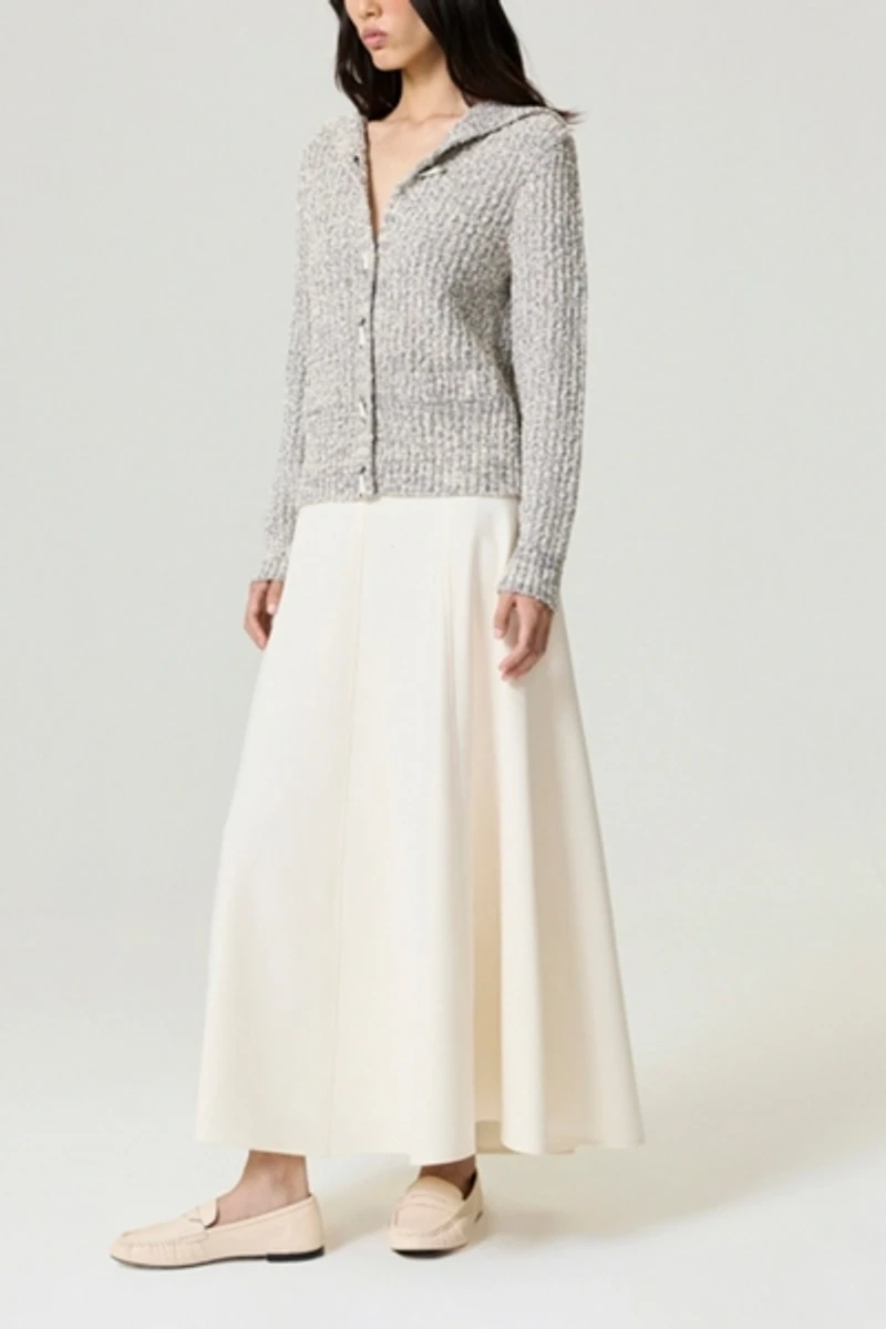 Nocturne Textured Knit Cardigan