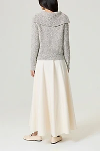 Nocturne Textured Knit Cardigan