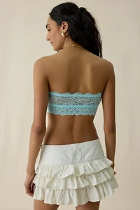 Out From Under Dazzle Me Lace Trim Bandeau Bra Top