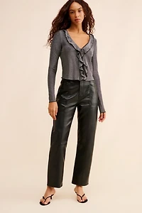 Motel Diar Metallic Top