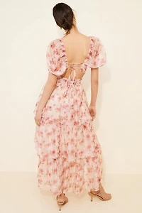 Lulu's Jane Chiffon Maxi Dress