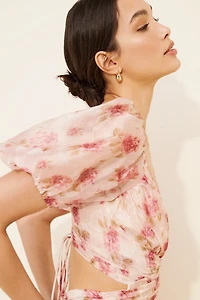 Lulu's Jane Chiffon Maxi Dress