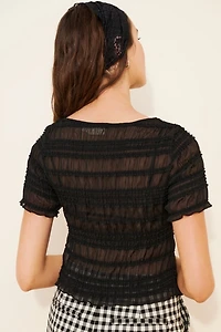 Vrg Grl Sofia Sheer Top