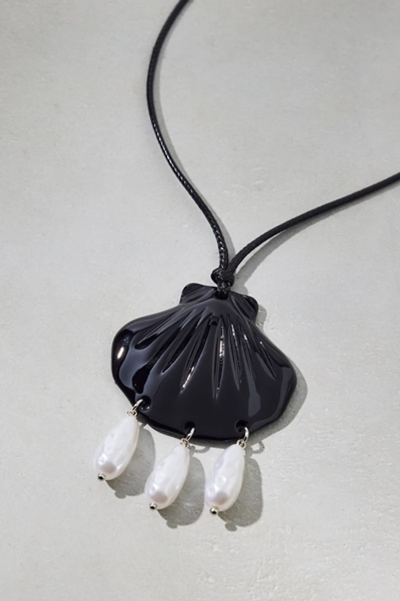 Steph Statement Pendant Corded Necklace
