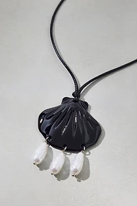 Steph Statement Pendant Corded Necklace
