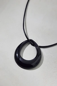 Steph Statement Pendant Corded Necklace