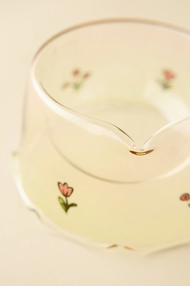 Wiggle Nesting Glass Matcha Bowl & Cup Set