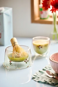 Wiggle Nesting Glass Matcha Bowl & Cup Set