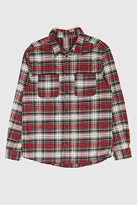 Vintage Flannel Button-Down Shirt