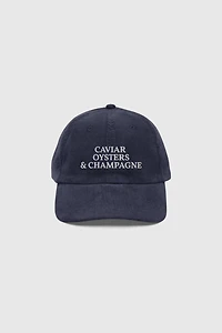 The Refined Spirit Caviar, Oysters & Champagne Corduroy Hat