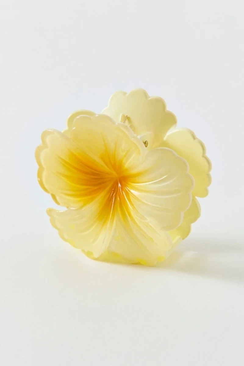Tropical Hibiscus Flower Claw Clip