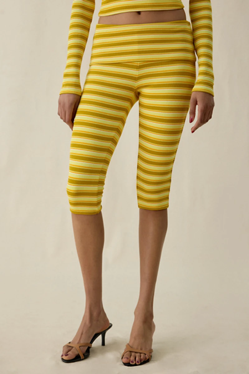 AFRM Silvia Foldover Capri Leggings