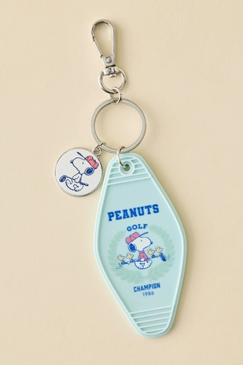 Peanuts Snoopy Golf Hotel Keychain