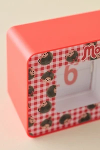 Monchhichi Gingham Analog Flip Clock
