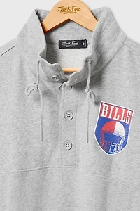 Junk Food NFL Slant Button Up Fleece Sweatshirt