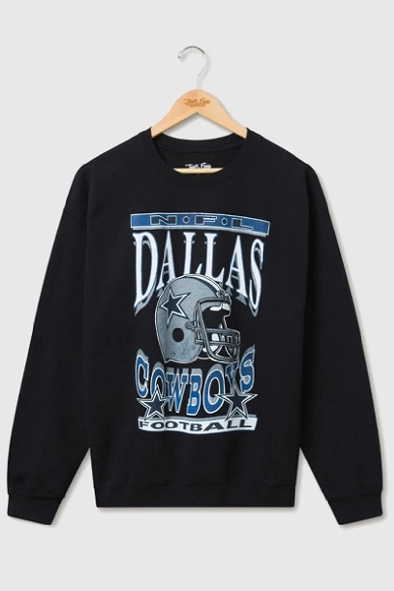 Junk Food NFL Helmet Flea Market Crew Neck Sweatshirt