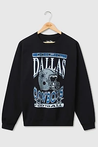 Junk Food NFL Helmet Flea Market Crew Neck Sweatshirt