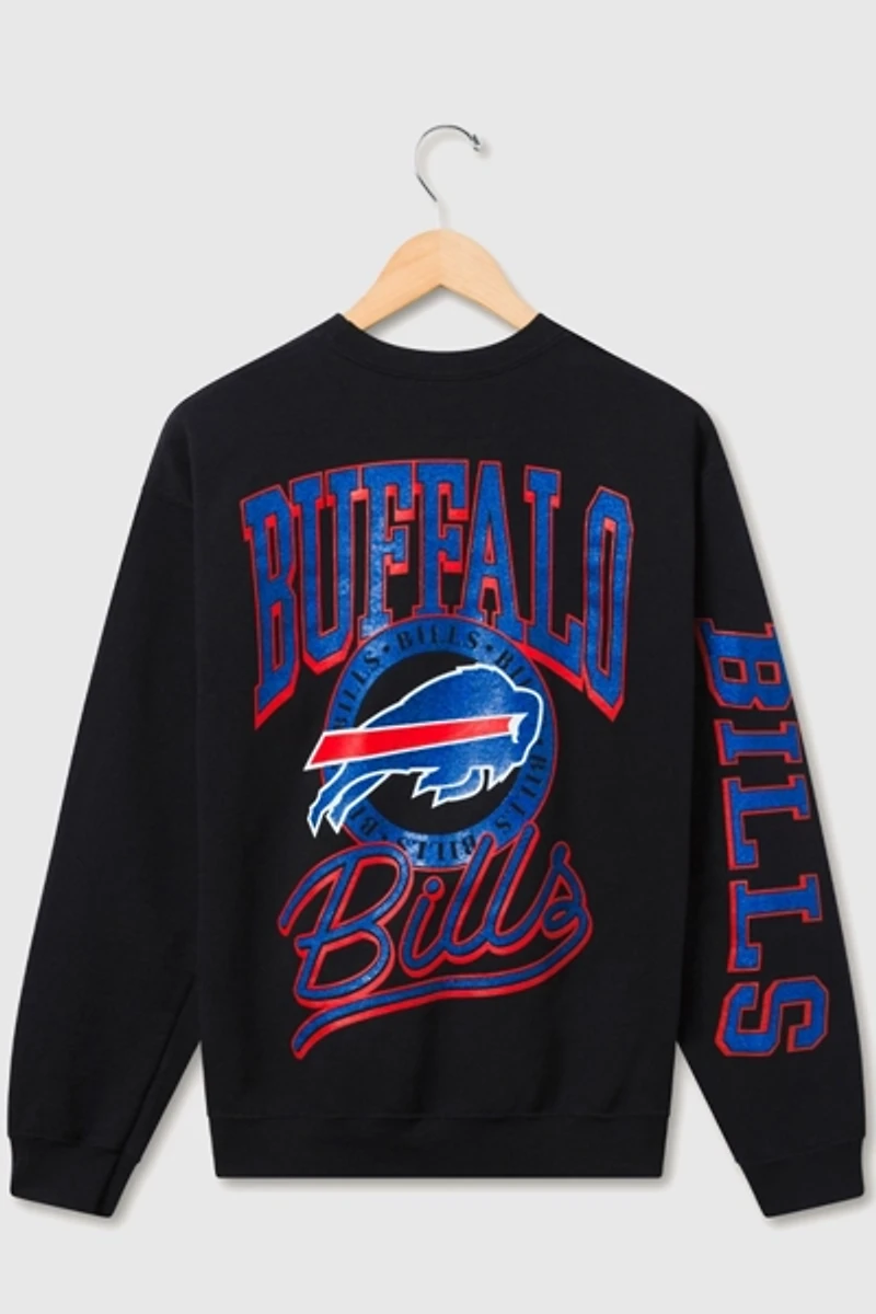 Junk Food NFL Glitter Crew Fleece Crewneck
