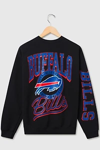 Junk Food NFL Glitter Crew Fleece Crewneck