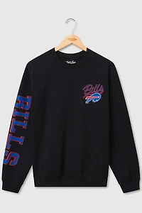 Junk Food NFL Glitter Crew Fleece Crewneck