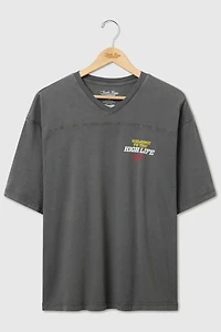 Junk Food Welcome to the High Life Hockey Tee