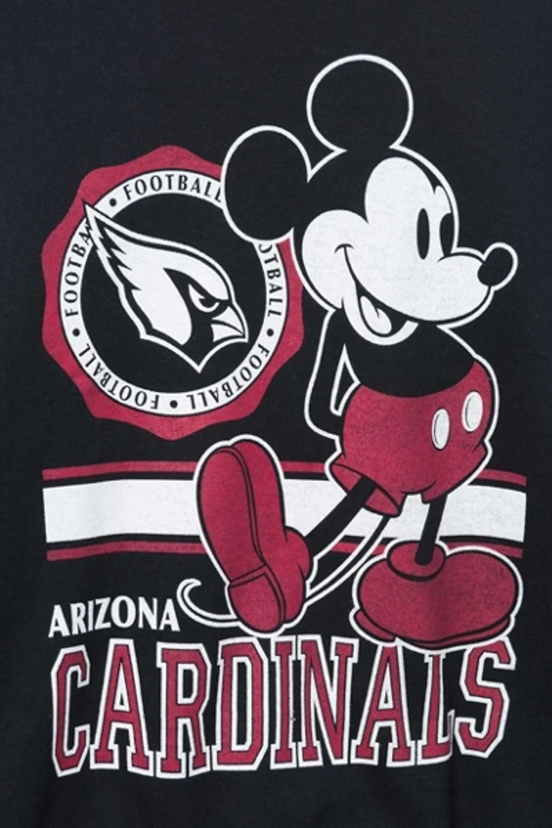 Junk Food NFL Disney Mickey Crew Fleece Sweatshirt