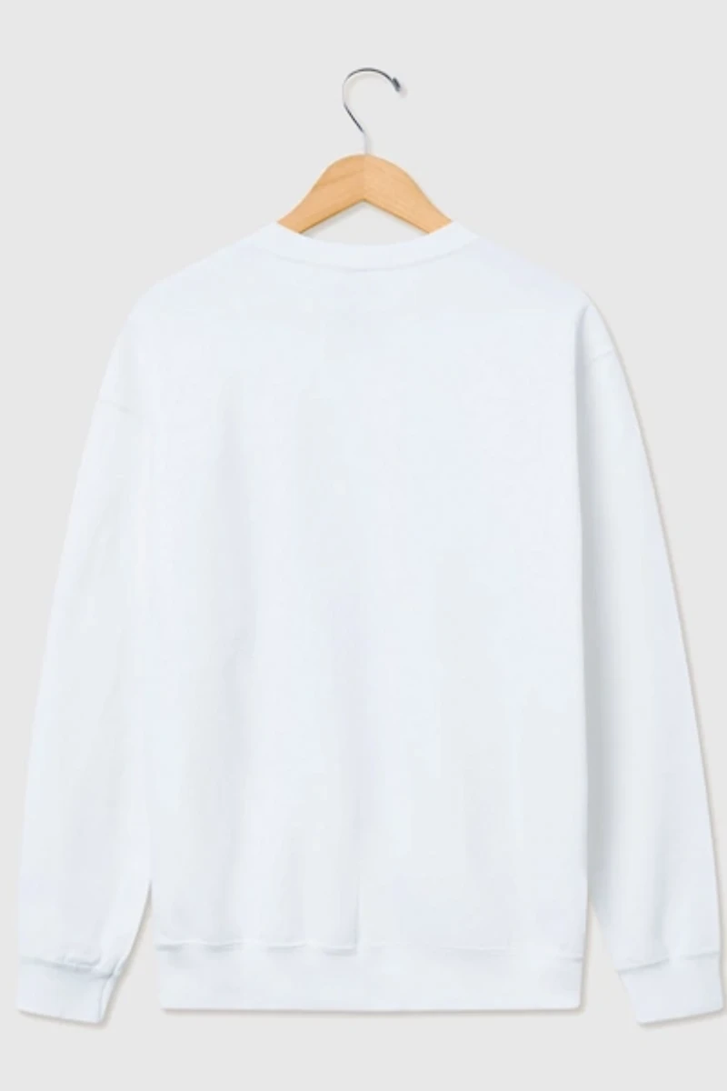 Junk Food NFL Repeat Bling Crew Fleece Sweatshirt