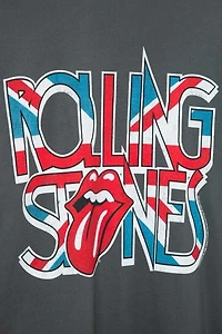 Junk Food The Rolling Stones UK Flag Oversized Tee