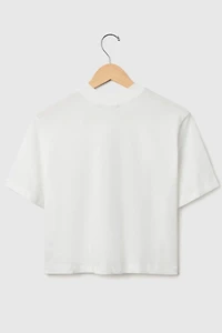 Junk Food NFL Game Time Mock Neck Crop Tee