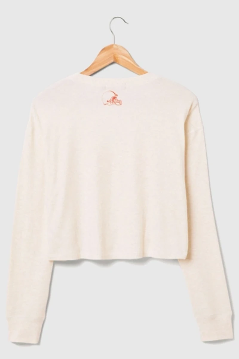 Junk Food NFL Sunday Crop Thermal Top