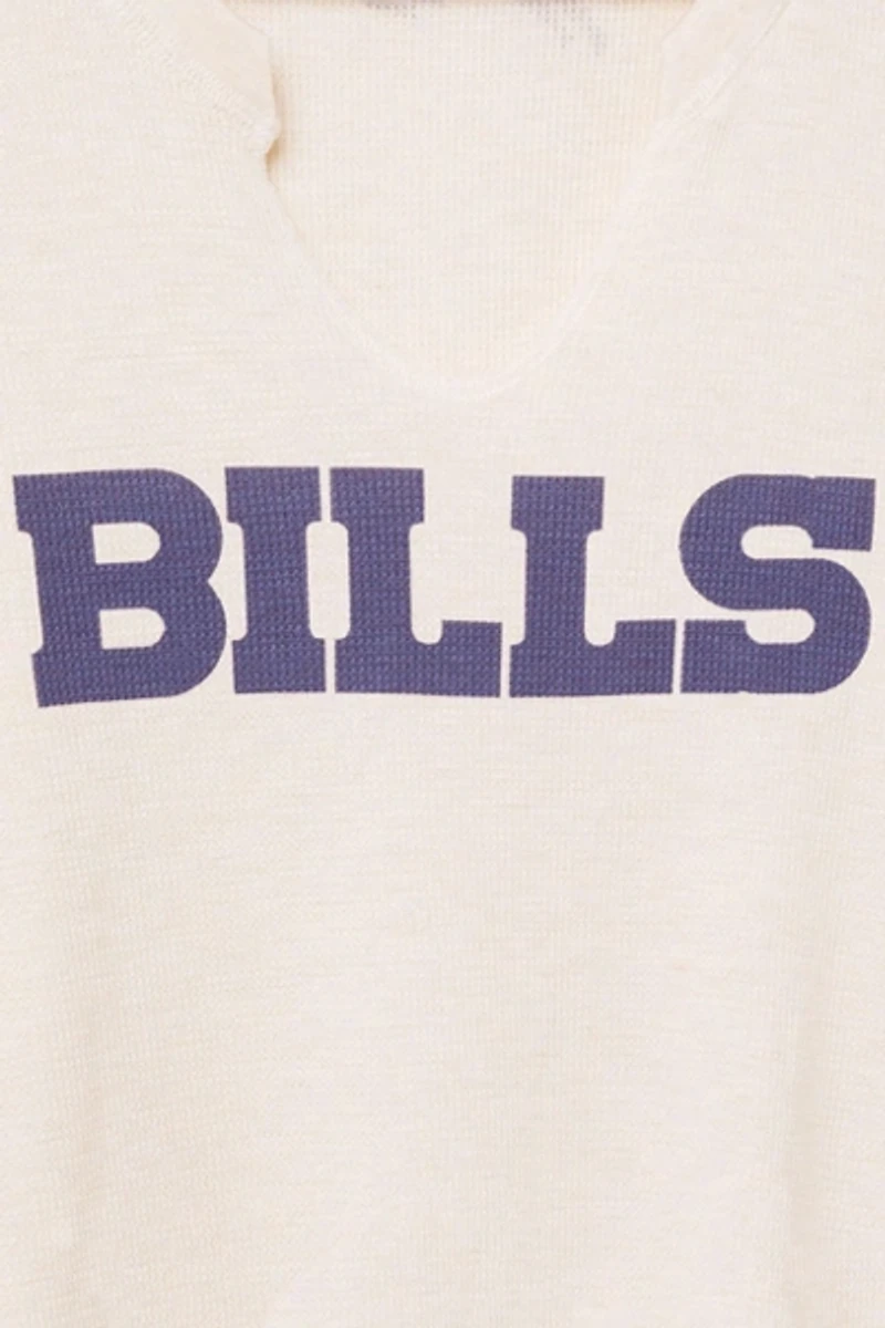 Junk Food NFL Sunday Crop Thermal Top