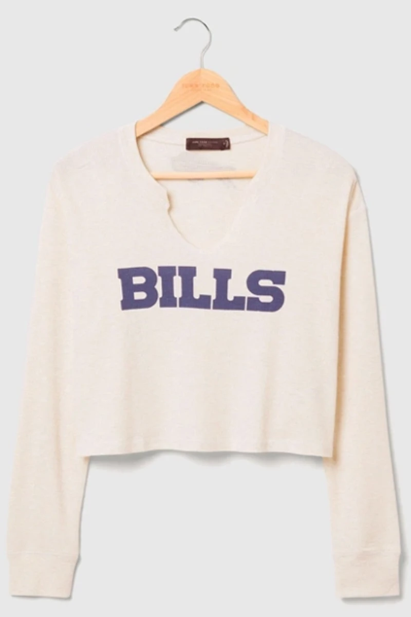 Junk Food NFL Sunday Crop Thermal Top